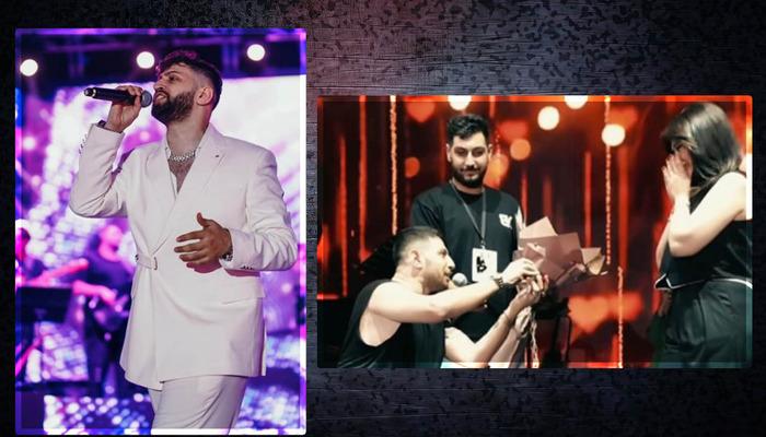 Burak Bulut konserinde herkesi şaşırttı! "Bu iri adam ilk defa diz çökecek" dedi ve kız arkadaşına sordu! O anlar sıradan