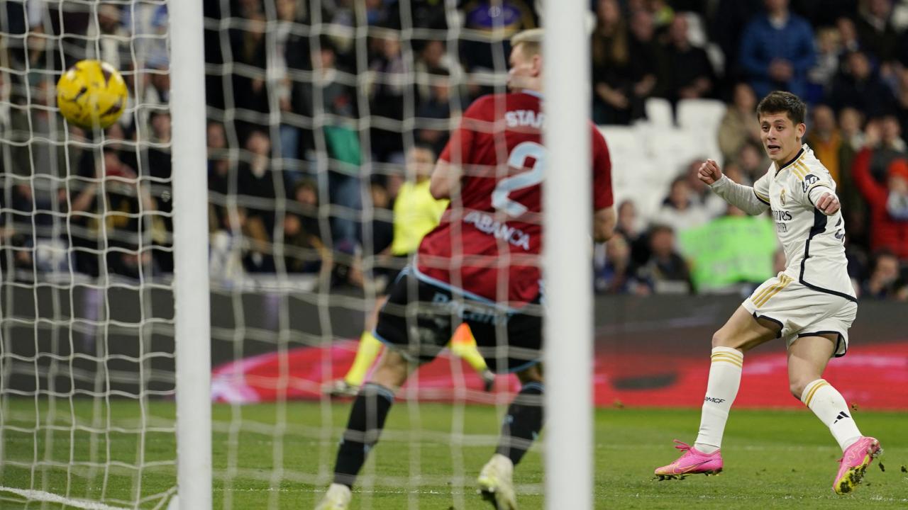 Arda, Real Madrid formasıyla ilk golünü attı